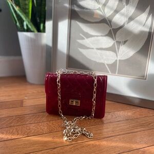 Small Red Jelly Purse